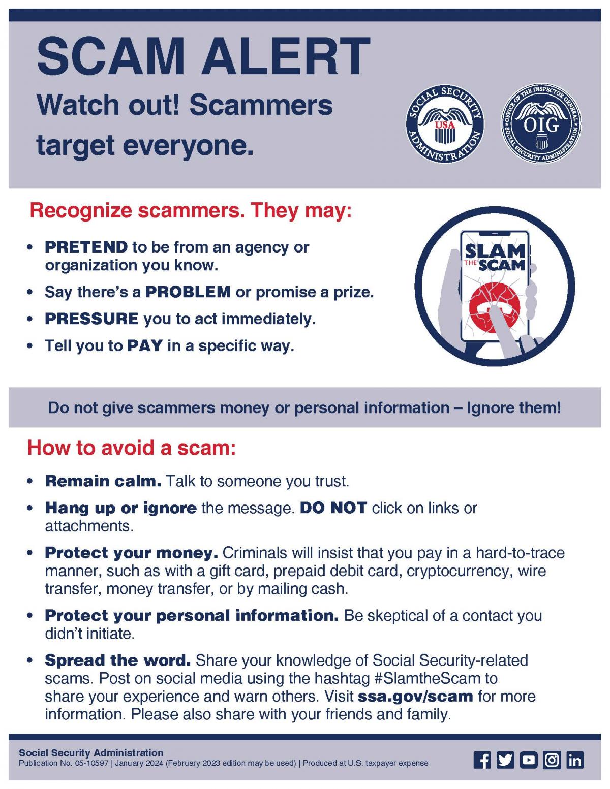Slam the Scam | Social Security Administration