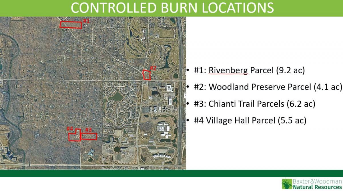 Controlled Burn Locations Riverwoods Map