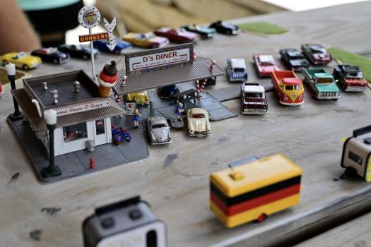  Cars in the Woods Miniature Display